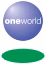 Image of oneworld logo with green shadow