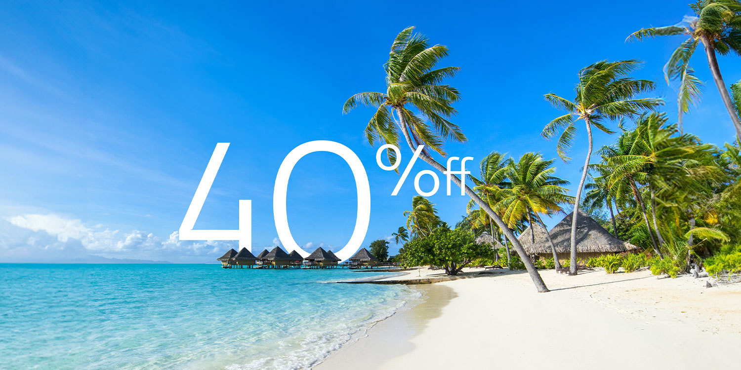 Tatil paketlerinde %40'a varan indirim