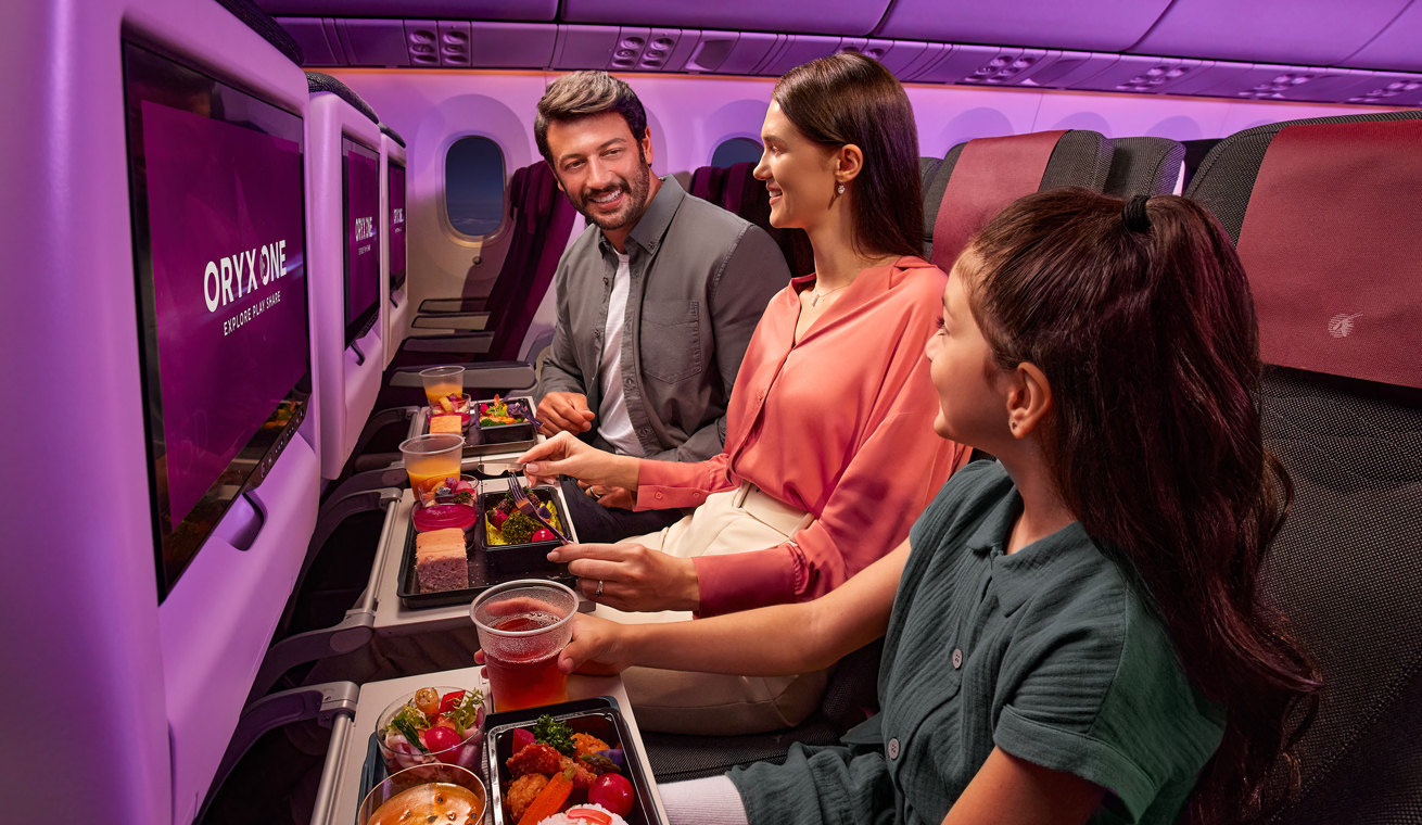 À bord avec Qatar Airways