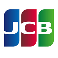 Image of the logo of JCB International Credit Card company.